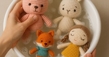 Cómo lavar amigurumis correctamente: Guía completa paso a paso