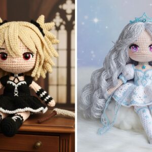 Los amigurumis de personajes de anime están conquistando el mundo