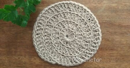 Cómo hacer Punto en Espiral de Crochê paso a paso