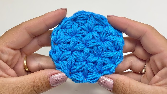 Cómo hacer Punto Jazmín de Crochet paso a paso