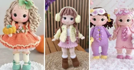30 recetas de muñecas amigurumi están llamando la atención entre amantes del crochet creativo