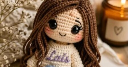 Receta Amigurumi Muñeca Laís, la Soñadora