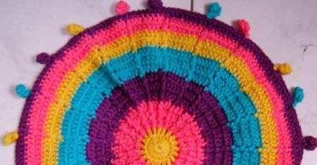 Cojín de crochet: 3 ideas con medidas reales